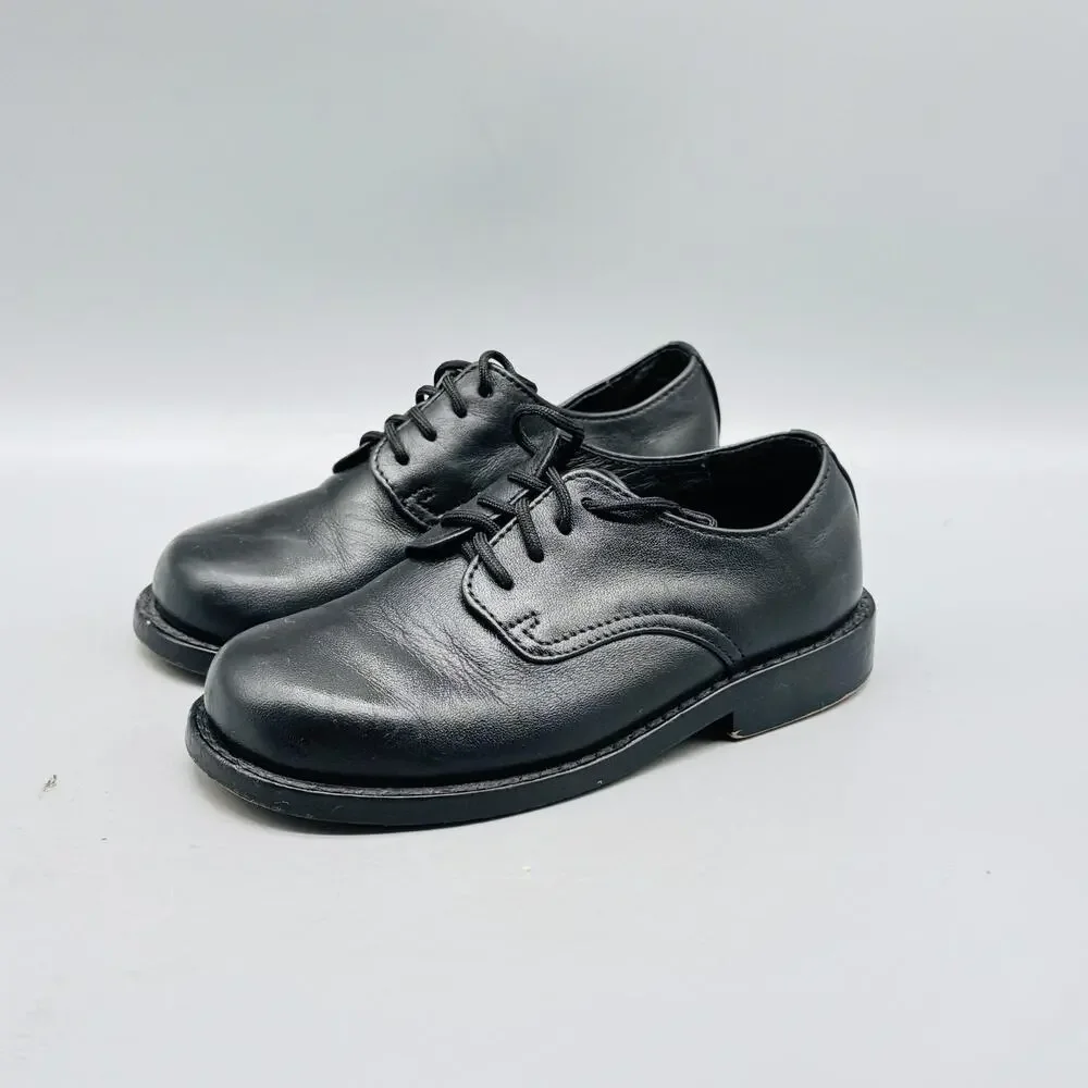 Strasburg Children Shoes Boys 9 Black Leather Oxford Lace‎ Up Dress School